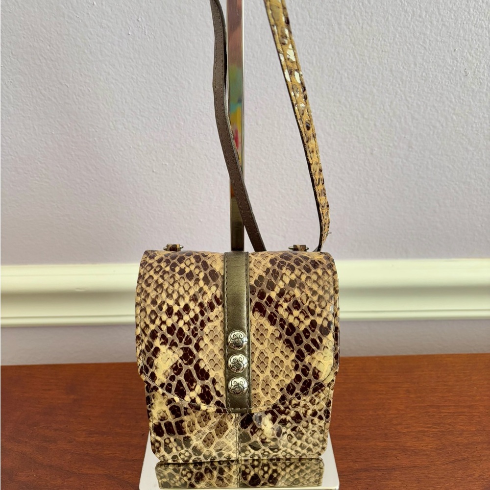 Brighton Python Mini Nolita Organizer Crossbody B… - image 3